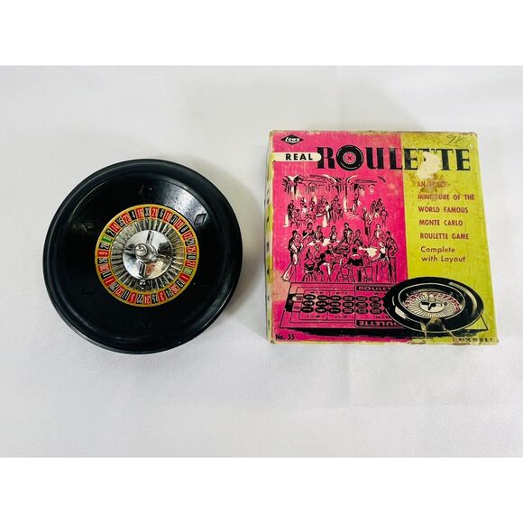 Vtg E.S. Lowe Real Roulette Game in Original Packaging - Picture 2 of 6